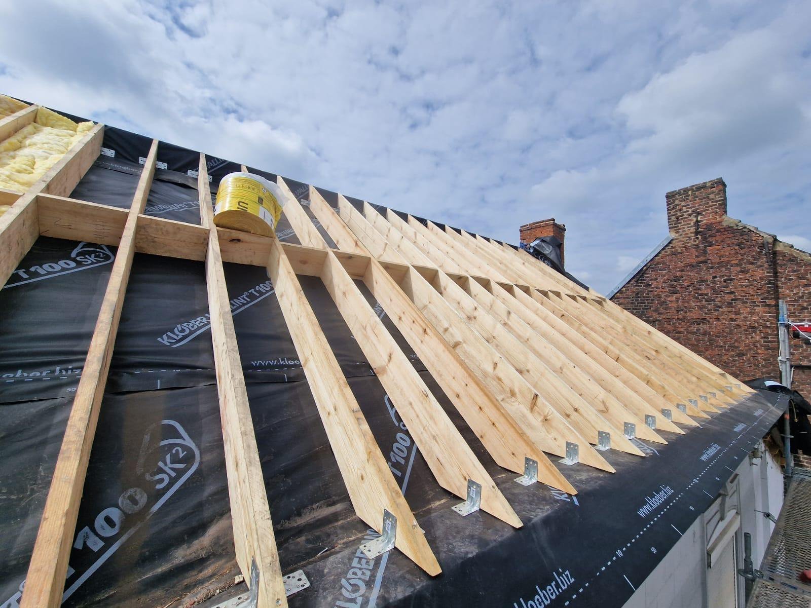 Chantier de toiture AXENERGIE